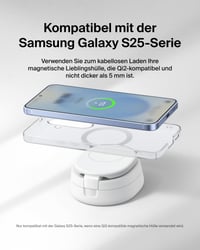 Belkin BoostCharge 2 v 1 skladacia bezdrôtová nabíjacia stanica kompatibilná s Qi2 MagSafe pre iPhone, AirPods, vrátane 30W adaptéra 7