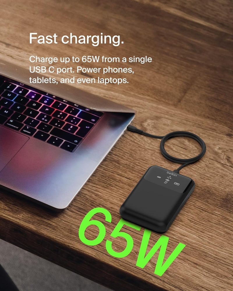 Belkin BoostCharge 20000mAh Power Bank 3 Port USB-C Gyors Töltő MacBook iPhone iPad