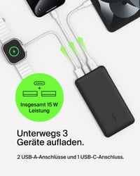 Belkin BoostCharge 20000mAh Power banka s portami USB-C a USB-A – čierna 2