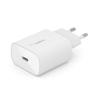Încărcător rapid Belkin BoostCharge 25W USB-C cu tehnologie PPS pentru iPhone 16 15 14, Samsung Galaxy S24 S23, iPad și Google Pixel, alb 1