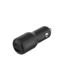 Duálna autonabíjačka Belkin BoostCharge 42W, USB-C 30W PPS a USB-A 12W, kompatibilná s iPhone 16 a Samsung Galaxy S24, čierna 1