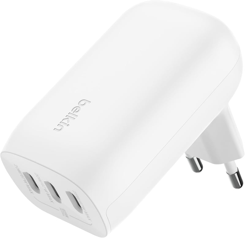 Belkin BoostCharge 67W USB-C töltő 3 porttal, iPhone 17/16 és MacBook Pro gyorstöltéshez - Charger