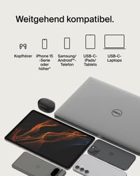 Opletený kábel Belkin BoostCharge USB-C/USB-C 15 cm – iPhone 16/15, Samsung Galaxy S24/S23, Pixel 9/8, iPad Pro – čierny 5