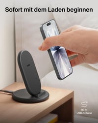 Indukčná nabíjacia stanica Belkin BoostCharge – bezdrôtová nabíjačka pre iPhone, Samsung Galaxy, Google Pixel, použiteľná aj s puzdrom 4