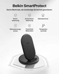 Indukčná nabíjacia stanica Belkin BoostCharge – bezdrôtová nabíjačka pre iPhone, Samsung Galaxy, Google Pixel, použiteľná aj s puzdrom 6