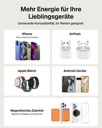 Baterie externă magnetică Belkin BoostCharge 5000 mAh cu inel magnetic - Negru 10