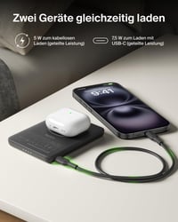 Baterie externă magnetică Belkin BoostCharge 5000 mAh cu inel magnetic - Negru 6