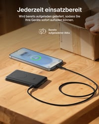 Baterie externă magnetică Belkin BoostCharge 5000 mAh cu inel magnetic - Negru 7