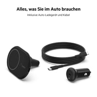 Belkin BoostCharge magnetický bezdrôtový držiak na telefón do auta a nabíjačka MagSafe pre iPhone 17, 16, 15, 14, 13, 12, Pixel, vrátane kábla a nabíjačky 7