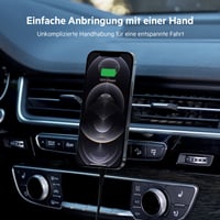Magnetický držiak na mobil do auta Belkin BoostCharge kompatibilný s MagSafe a nabíjačka pre iPhone 12–17, vrátane kábla 5