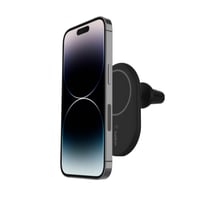 Ingázó autóhangulat: szellőzőrácsos telefontartó + mágneses autós töltő + 2 m Lightning kábel + Bluetooth 3