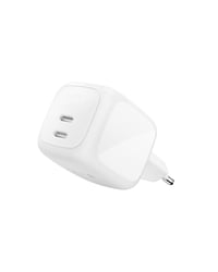 Belkin BoostCharge Pro 2-portová USB-C nabíjačka 67W GaN biela, rýchlonabíjanie pre MacBook, iPhone, iPad Pro, Samsung Galaxy, Pixel a Chromebook 1