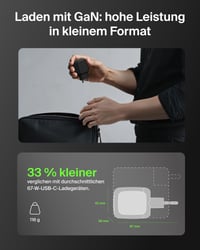 Dvojportová nabíjačka Belkin BoostCharge Pro USB-C, 67W GaN, rýchle nabíjanie pre MacBook, iPhone, iPad, zariadenia Galaxy, čierna 3