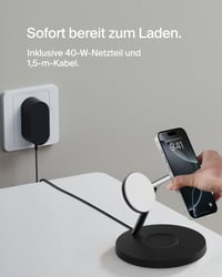 Nabíjacia stanica Belkin BoostCharge Pro 3 v 1 s bezdrôtovým nabíjaním Qi2, kompatibilná s MagSafe, nabíjačka pre iPhone 16, Apple Watch a AirPods, 40 W napájací adaptér 7