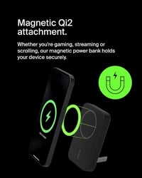 Belkin BoostCharge Pro vezeték nélküli power bank Qi2 – 8000 mAh, fekete 9
