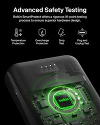 Belkin BoostCharge Pro vezeték nélküli power bank Qi2 – 8000 mAh, fekete 4