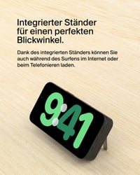 Magnetická bezdrôtová powerbanka Belkin BoostCharge Pro 5000 mAh, Qi2 MagSafe kompatibilná prenosná nabíjačka so vstavaným stojanom pre iPhone 16 15 14 13, čierna 6