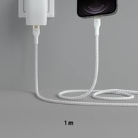 Belkin BoostCharge Pro Flex fonott USB-C–Lightning kábel 20W MFi - fehér - 2 m 6