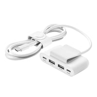 Belkin BoostCharge USB hub, 4 porta (2x USB-C + 2x USB-A), s kabelom od 2 m - bijeli 1