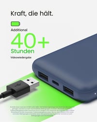 Power banka Belkin BPB011 10 000 mAh, 1× USB-C + 2× USB-A, 15 W – modrá 4