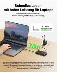 Hub USB-C Belkin Connect 8-în-1, 4K 60Hz, 100W PD, transfer de date 10Gbps, Ethernet 2,5G, compatibil Mac, Windows, Chromebook, negru 4