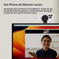 Belkin polohovateľný držiak na iPhone s MagSafe pre notebooky Mac – čierny, podpora funkcie Kamera v rámci kontinuity, videokonferencie, FaceTime, streamovanie 2