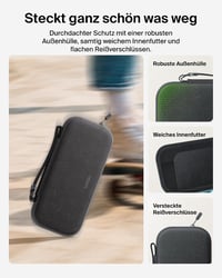 Belkin Gaming keménytok Nintendo Switch 2-höz, AirTag rekesszel, 12 játékkártya-zsebbel - antracit 6