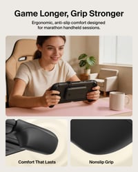 Belkin Herná nabíjacia rukoväť pre Nintendo Switch, 10000mAh powerbanka, 30W, magnetická odnímateľná nabíjačka, kompatibilná so stojanom, ergonomický úchop 5
