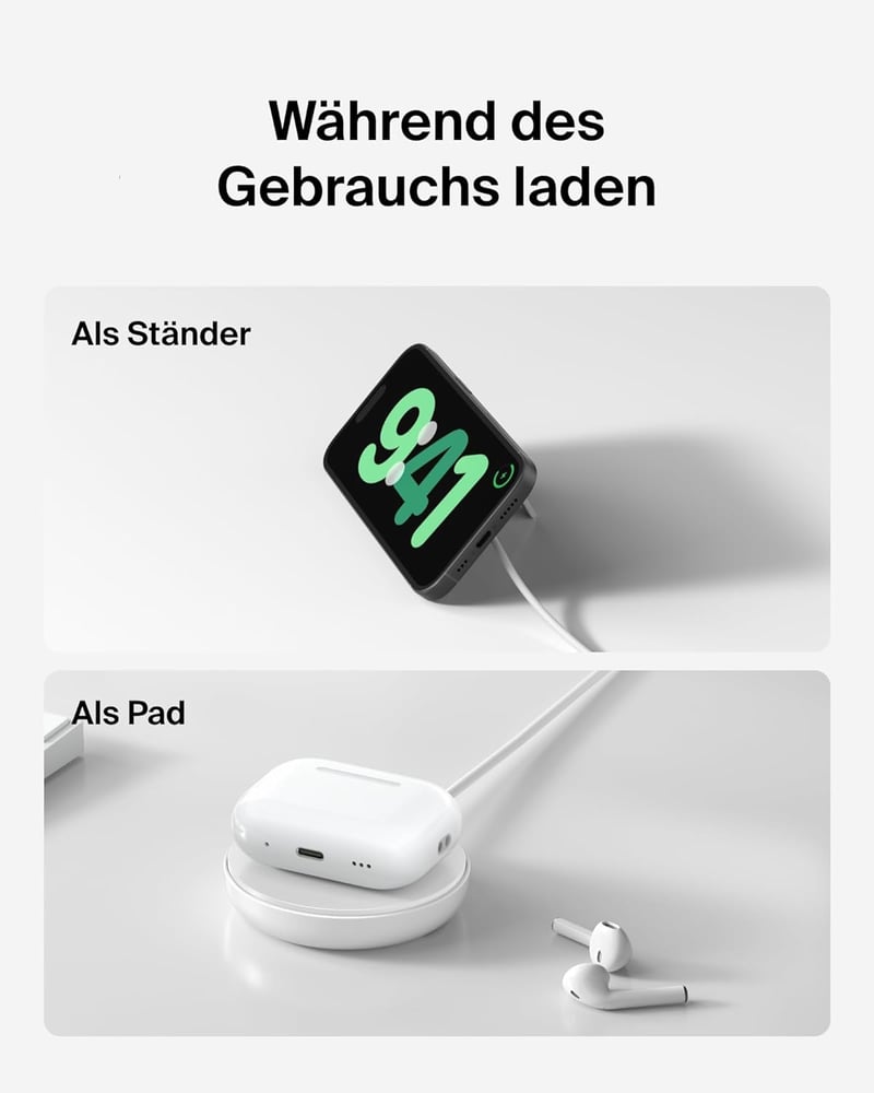 Belkin Magnetic Wireless Charger 15W MagSafe Qi2 iPhone Samsung fehér