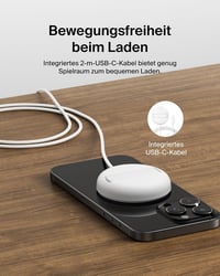 Belkin Magnetic Wireless Charger 15W MagSafe Qi2 iPhone Samsung fehér 4