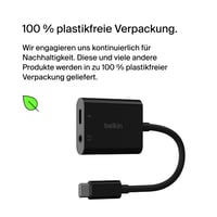 Adaptér Belkin RockStar USB-C na 3,5 mm audio a nabíjanie s výkonom 60 W Power Delivery pre iPhone 15, 16, 17, iPad Pro, Galaxy a Pixel, čierny 6