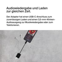 Adaptér Belkin RockStar USB-C na 3,5 mm audio a nabíjanie s výkonom 60 W Power Delivery pre iPhone 15, 16, 17, iPad Pro, Galaxy a Pixel, čierny 2