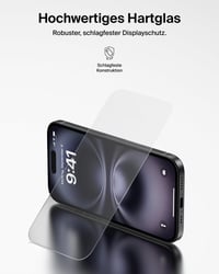 Ochranné tvrdené sklo na displej Belkin ScreenForce pre iPhone 17 + iPhone 16 Pro – 2 ks 2