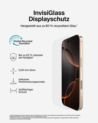 Ochranné sklo Belkin ScreenForce InvisiGlass pre iPhone 17 a iPhone 16 Pro, odolné voči poškriabaniu, tvrdosť 9H, jednoduchá aplikácia bez bublín, opakovane použiteľné 4