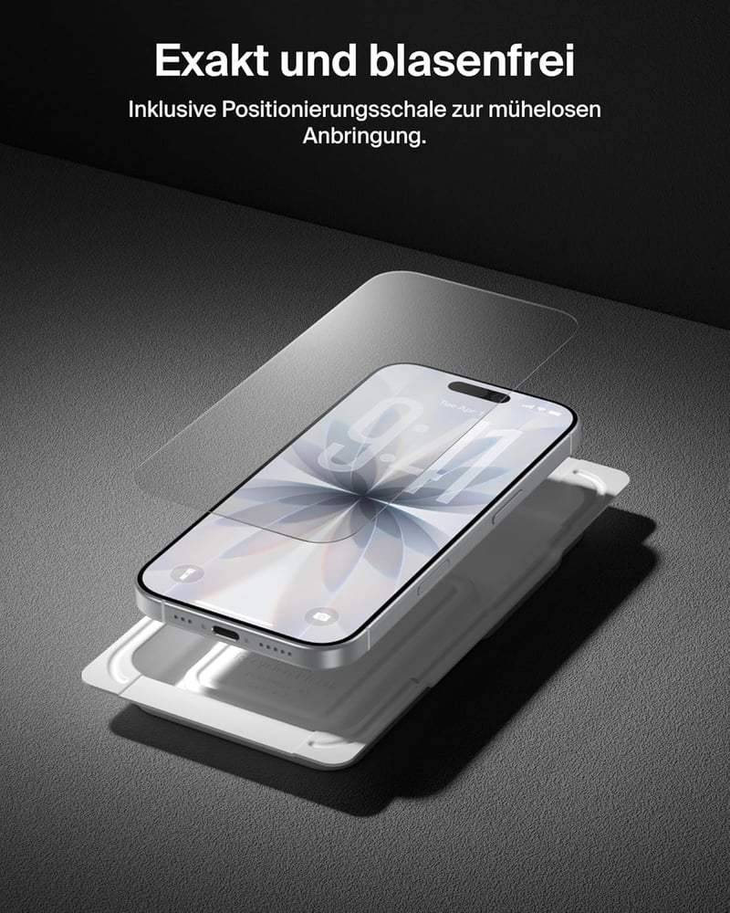 Belkin ScreenForce UltraGlass 2 iPhone 17/16 Pro üvegfólia, 9H keménység, buborékmentesítő - UltraGlass2