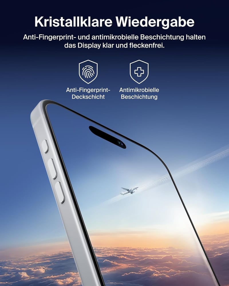 Belkin ScreenForce UltraGlass 2 iPhone 17/16 Pro üvegfólia, 9H keménység, buborékmentesítő - UltraGlass2