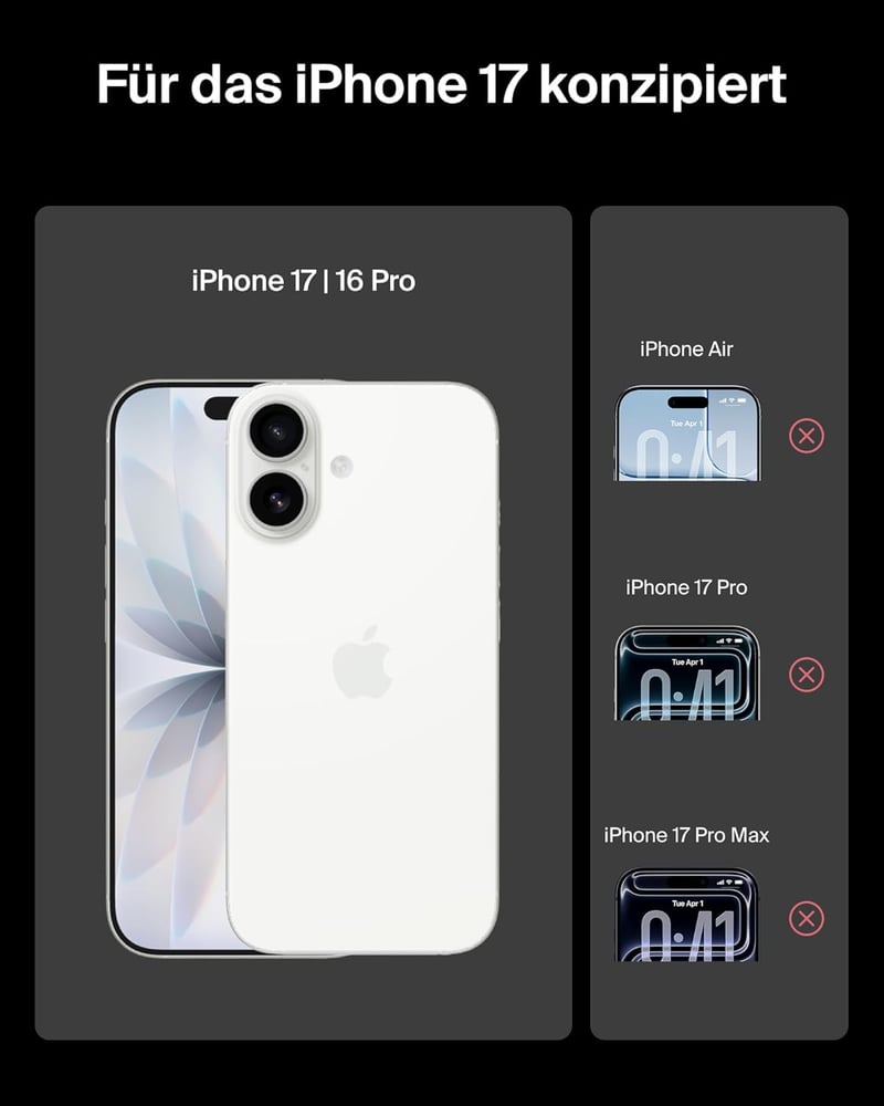Belkin ScreenForce UltraGlass 2 iPhone 17/16 Pro üvegfólia, 9H keménység, buborékmentesítő - UltraGlass2