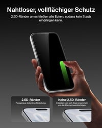Belkin ScreenForce UltraGlass 2 iPhone 17/16 Pro üvegfólia, 9H keménység, buborékmentesítő - UltraGlass2 6