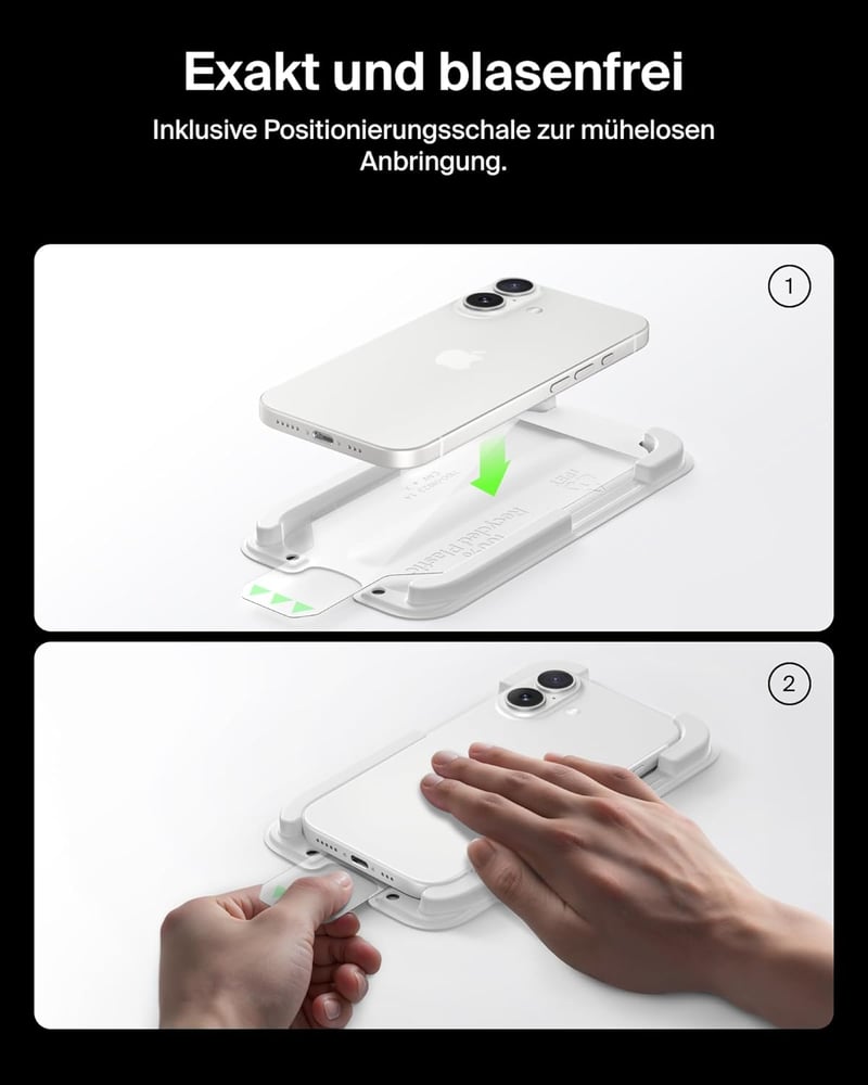 Belkin ScreenForce UltraGlass 2 iPhone Air üvegfólia, 9H keménység, buborékmentesítő tálcával