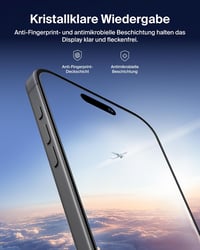 Belkin ScreenForce UltraGlass 2 iPhone Air üvegfólia, 9H keménység, buborékmentesítő tálcával 4