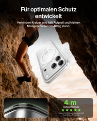 Obal Belkin SheerForce Clear kompatibilný s MagSafe pre iPhone 17 Pro, ultratenký, povrch odolný proti poškriabaniu, magnetický, nárazuvzdorný, priehľadný 2
