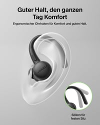Bluetooth slúchadlá Belkin SoundForm ActiveFit s mikrofónom, rýchlym nabíjaním cez USB-C, 36-hodinovou výdržou batérie, odolnosťou voči vode IP54, športové slúchadlá pre iPhone a iPad 4