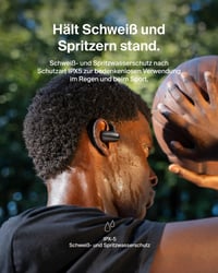 Belkin SoundForm ClearFit otvorené bezdrôtové Bluetooth slúchadlá, IPX5 vodeodolné, pre šport, beh, cyklistiku a turistiku, čierne 4