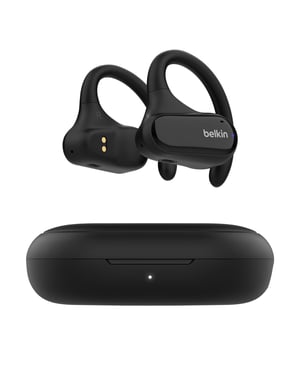 Belkin SoundForm ClearFit True Wireless sportske slušalice otvorenog dizajna, IPX5 vodootpornost, Bluetooth, za trčanje i biciklizam