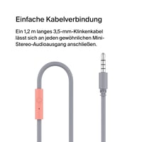 Detské slúchadlá Belkin SoundForm Mini s mikrofónom, 3,5 mm jack konektorom, na používanie v škole aj na cestách, ružové 6