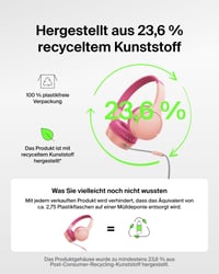Káblové detské slúchadlá Belkin SoundForm Mini, adaptér USB-C na 3,5 mm jack, vstavaný mikrofón, obmedzenie hlasitosti 85 dB, pre iPhone, iPad a Galaxy 8