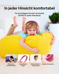 Bezdrôtové detské slúchadlá Belkin SoundForm Mini so vstavaným mikrofónom, 30-hodinovou výdržou batérie, nálepkami, pre iPhone, iPad, Galaxy 7