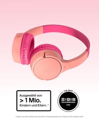 Bezdrôtové detské slúchadlá Belkin SoundForm Mini so vstavaným mikrofónom, 30-hodinovou výdržou batérie, nálepkami, pre iPhone, iPad, Galaxy 2