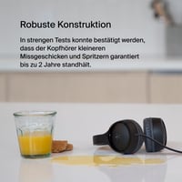 Káblové detské slúchadlá Belkin SoundForm Mini so zabudovaným mikrofónom, 3,5 mm jack konektorom, vhodné do školy aj na cestovanie – čierne 3