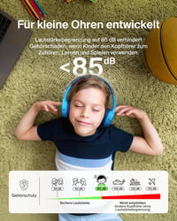 Belkin SoundForm Mini Wireless Gyerek Fejhallgató Mikrofonnal és Matricákkal, 30 Órás Játékidő 3